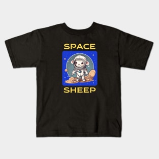 Space Sheep | Sheep Pun Kids T-Shirt